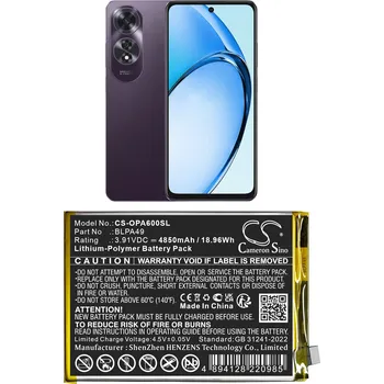 Baterie pro mobilní telefon Baterie Cameron Sino CS-OPA600SL za OPPO BLPA49 - neoriginální