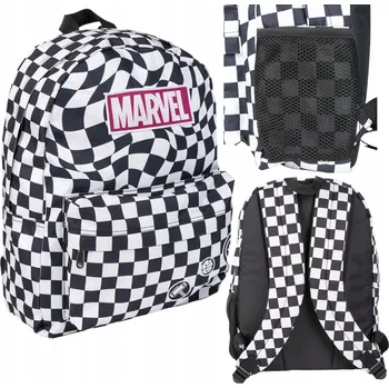 Školní batoh Školní batoh jednokomorový Marvel šachovnice 42x32x12cm
