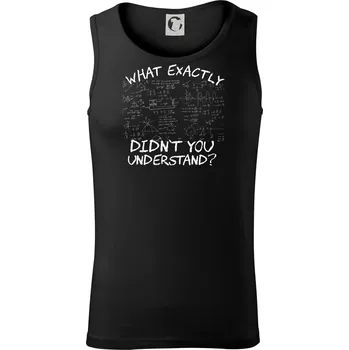 What exactly didnt you understand - physics - Tílko pánské Core - 2XL ( Černá )