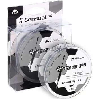 Vlasec Mikado Sensual N.g. Classic 0.08 mm 1.5 kg 150 m průhledný 1 cívka