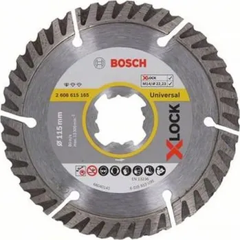 Řezný kotouč BOSCH X-LOCK Standard for Universal Řezný kotouč, 115×22,23×2×10mm 2608615165 free_store_pickup