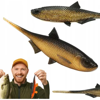 Umělá nástraha Libra Lures BLEAK SLUG TAIL 8,2'' 21cm 30g Bez vůně 009 ZLATÁ