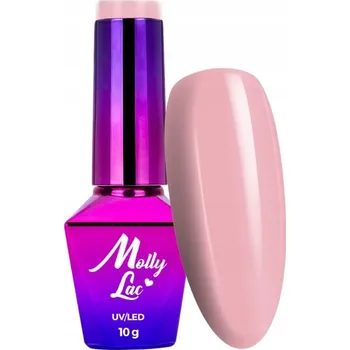 Přípravek na nehty Hybridní lak na nehty MOLLYLAC 10g Silk & Cotton Cashmere Č. 362