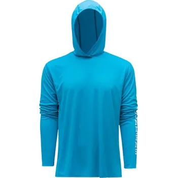 Rybářské oblečení Mikina Grundéns Tought Sun Hoodie Azure Velikost XXL