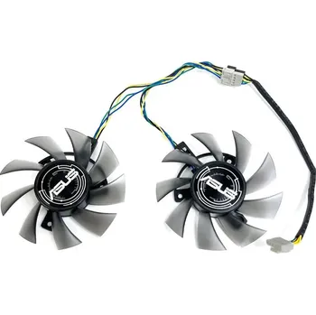 PC ventilátor 2x ventilátor Asus GeForce DUAL GTX 1650 O4G, 1660TI O6G twin fan - FD8015U12S