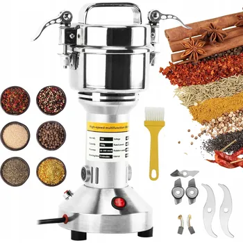 Kuchyňský mlýnek ELEKTRICKÝ MLÝNEK Z NEREZOVÉ OCELI NA KOŘENÍ, BYLINKY, OŘECHY A SEMÍNKA