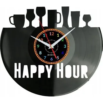 Hodiny Nástěnné hodiny Evevo černé 30 cm