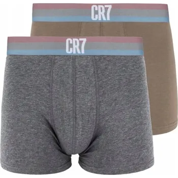 Boxerky Pánské boxerky CR7 Fashion Trunk 2 páry 570 multicolour M