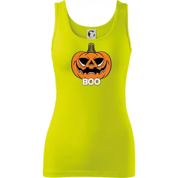Halloween dýně - Dámské tílko - S ( Limetková )