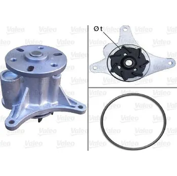 Chladič motoru Vodní čerpadlo, chlazení motoru VALEO 506952