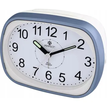 Budík Budík Perfect modrý 12 cm, modrý