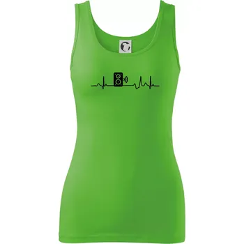 Ekg reprobedna - Dámské tílko - L ( Apple Green )