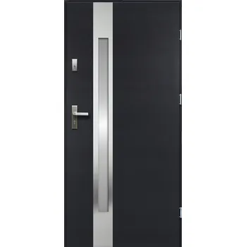 Vchodové dveře Ok Doors P55 80 cm pravé antracit 55 mm OTEVÍRANÉ VEN