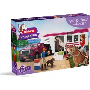 Figurka Schleich Horse Club 42705 Nákladní vůz Lakeside s přívěsem