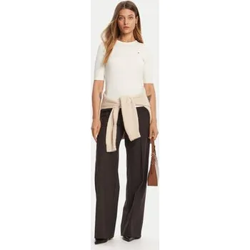 Dámská halenka Tommy Hilfiger Halenka WW0WW47308 Écru Slim Fit XXL