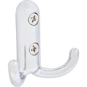 Věšák 030 půlvěšák CHROM (Věšák na šaty kabáty ručníky klíče)