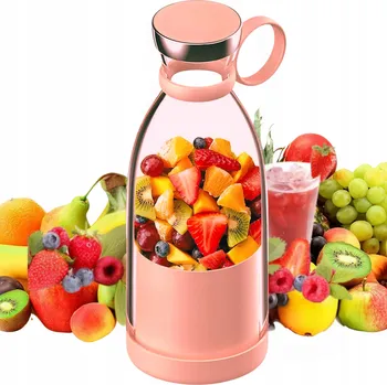 BEZDRÁTOVÝ STOLNÍ MIXÉR PŘENOSNÝ NA SMOOTHIE KOKTEJLY USB LAHEV NA PITÍ