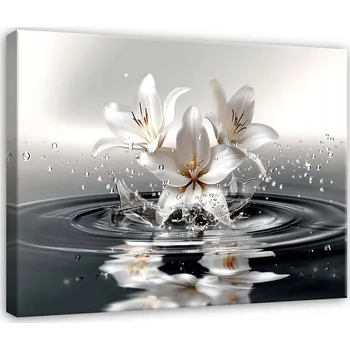 Obraz OBRAZ DO LOŽNICE OBÝVÁKU KUCHYNĚ KVĚTINY MODERNÍ NA PLÁTNĚ NA ZEĎ 40x30