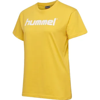 Dámské tričko Triko Hummel GO COTTON LOGO T-SHIRT WOMAN S/S 203518-5001 Velikost XS