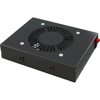 Racková skříň CONTEG Ventilační jednotka, 1x ventilátor, 230V, s termostatem, šedá DP-VEN-01-B