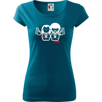 PF - Postavičky - Dámské triko Pure - 2XL ( Petrolejová )