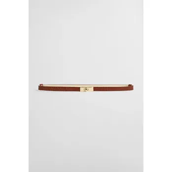 Opasek OPASEK GANT TURNLOCK BUCKLE CROCO BELT COGNAC