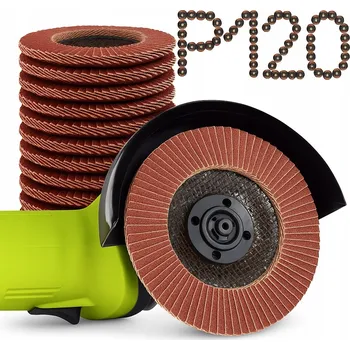 Brusný kotouč LAMELOVÝ BRUSNÝ KOTOUČ 125mm, zrnitost P120, 10 Ks