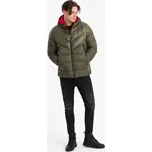 Ombre Zimní bunda OM-JAHP-0145 Khaki Regular Fit XL