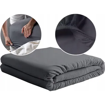 Prostěradlo Prostěradlo 120x200 SILNÉ ČESKÉ PLETENINA Hustě Tkané 140g/m2 ŠEDÉ