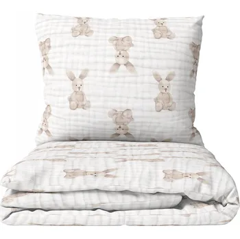 Povlečení Sada povlečení Čtyři Sloni 90 x 120 cm, vícebarevné