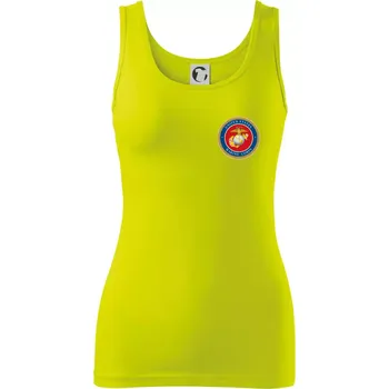 Dámské tričko United States Marine Corps barevné - Dámské tílko - XS ( Limetková )