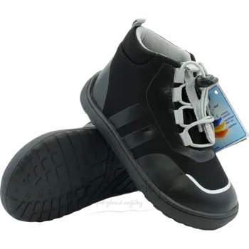 Chlapecké polobotky Dětské celoroční barefoot boty Protetika Neo Nero - vel. 23