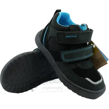 Chlapecké polobotky Dětské celoroční barefoot boty Protetika Banet Tyrkys - vel. 35