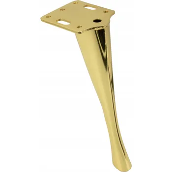 Obraz Nábytková noha Jehla ve zlatém chromu 23 cm, nožička k křeslu mušle