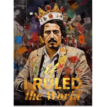 Obraz Plakát na zeď Pablo Escobar - Motivační citát - Obraz bez rámu 40x30 cm