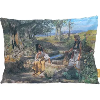 Polštář Polštář Kristus a Samaritánka Henryka Siemiradzkého