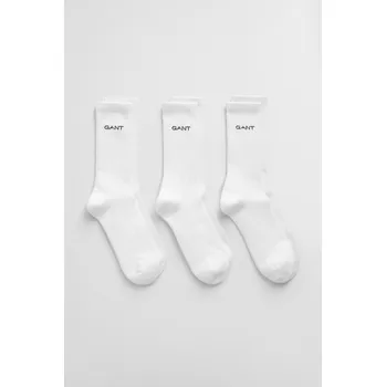 Pánské oblečení PONOŽKY 3-PACK GANT SPORT SOCKS WHITE