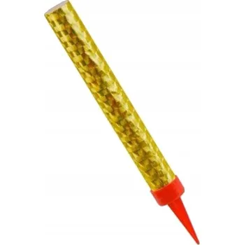 Dortová svíčka Dortová fontána Piniatowe Love zlatá 12 cm 1 ks