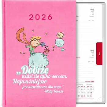 Kalendář Knižkový kalendář 2026 A5 růžový