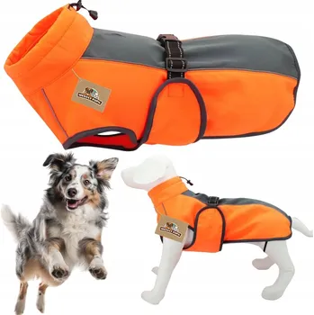 Obleček pro psa Obleček pro středně velkého psa, teplý SOFTSHELL, voděodolný, zimní, velikost S, 41 cm