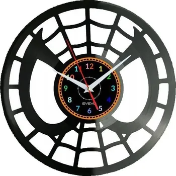 Hodiny Spiderman NÁSTĚNNÉ HODINY DEKORATIVNÍ MODERNÍ VINYLOVÁ DESKA VINYL JAKO DÁREK