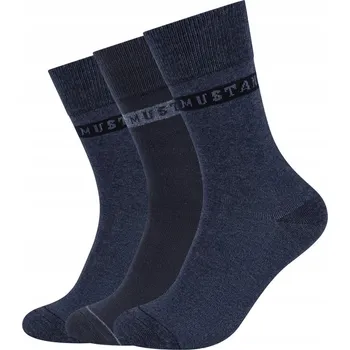 Pánské ponožky Ponožky Mustang , sada 3 kusů ponožek, vícebarevné, velikost 43-46