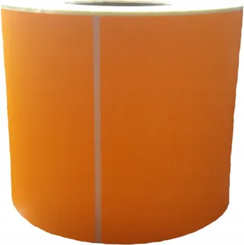Samolepící etiketa Termální etikety 80x50 mm 1000 ks ORANŽOVÉ