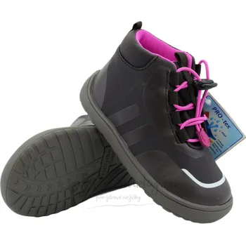 Chlapecké polobotky Dětské celoroční barefoot boty Protetika Neo Purple - vel. 23