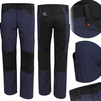 Pracovní obuv PRACOVNÍ KALHOTY DO PASU ODOLNÉ PEVNÉ DLOUHÉ QUALITEX VEL. 58