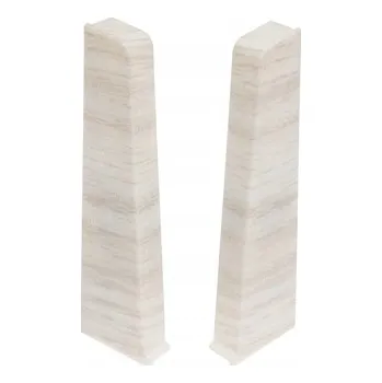 Podlahová lišta Záslepky k liště Hi Line 23,4x75mm Cezar 1 sada = 2 ks (L+P) Dub Aspen Mat