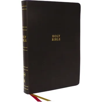 NKJV Holy Bible, Super Giant Print Reference Bible, Brown Bonded Leather, 43,000 Cross References, Red Letter, Thumb Ind - Thomas Nelson