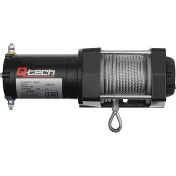 lanový naviják QTECH naviják ATV / UTV s ocelovým lanem, tažná síla 1 134 kg, Q-TECH