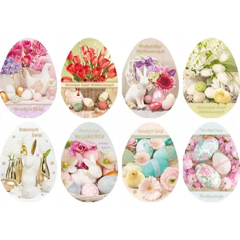 Obraz Velikonoční přání s obálkou, s textem uvnitř, 12 x 17 cm