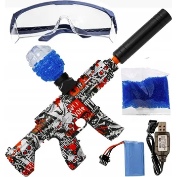 Dětská zbraň Puška na gelové kuličky Vodní náboje Automatická pistole M416 Velká sada